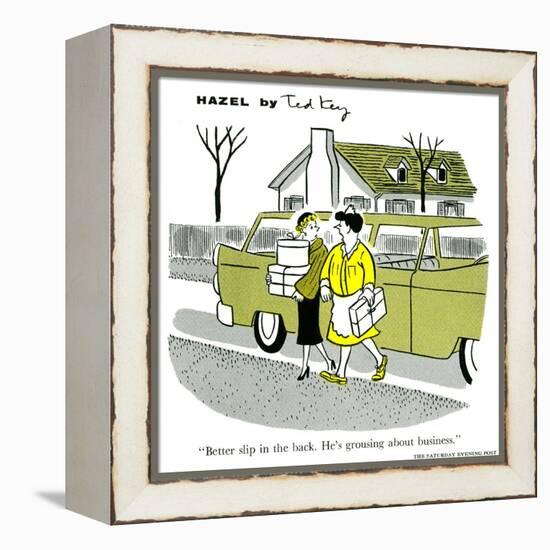 Hazel Cartoon-Ted Key-Framed Premier Image Canvas