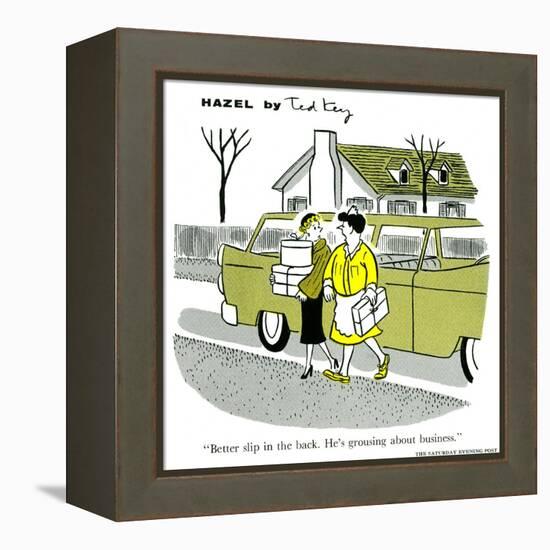 Hazel Cartoon-Ted Key-Framed Premier Image Canvas