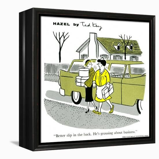 Hazel Cartoon-Ted Key-Framed Premier Image Canvas