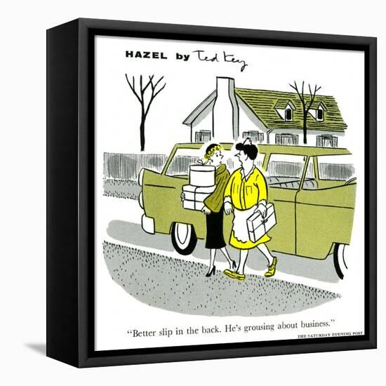 Hazel Cartoon-Ted Key-Framed Premier Image Canvas