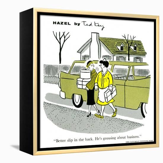 Hazel Cartoon-Ted Key-Framed Premier Image Canvas