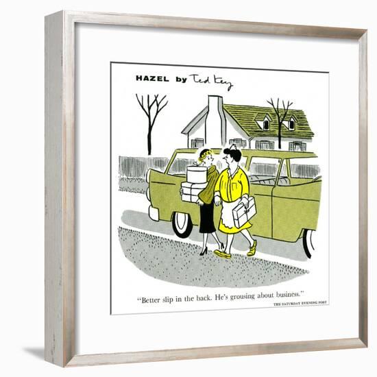 Hazel Cartoon-Ted Key-Framed Giclee Print