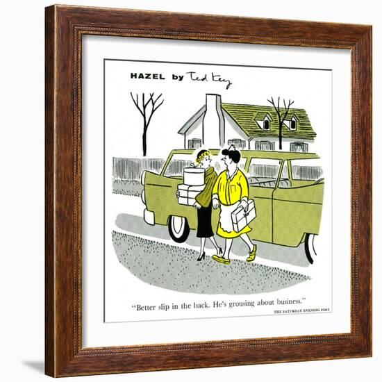 Hazel Cartoon-Ted Key-Framed Giclee Print