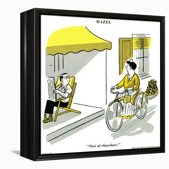 Hazel Cartoon-Ted Key-Framed Premier Image Canvas