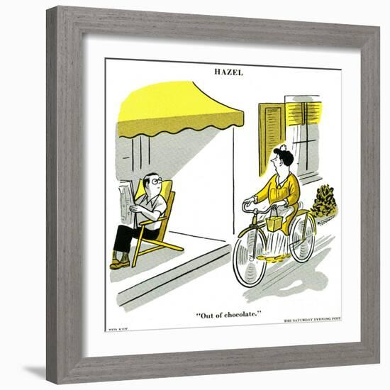 Hazel Cartoon-Ted Key-Framed Giclee Print