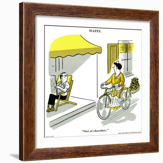 Hazel Cartoon-Ted Key-Framed Giclee Print