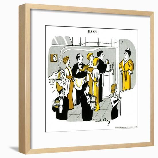 Hazel Cartoon-Ted Key-Framed Giclee Print