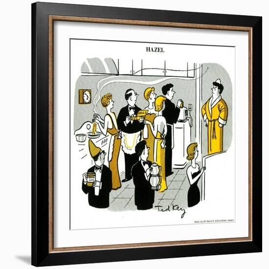 Hazel Cartoon-Ted Key-Framed Giclee Print