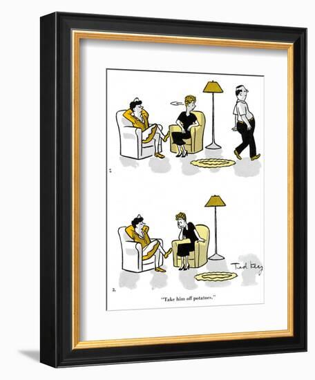 Hazel Cartoon-Ted Key-Framed Giclee Print