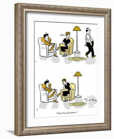 Hazel Cartoon-Ted Key-Framed Giclee Print