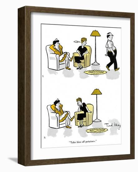 Hazel Cartoon-Ted Key-Framed Giclee Print