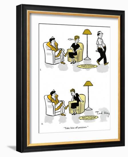 Hazel Cartoon-Ted Key-Framed Giclee Print