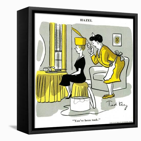 Hazel Cartoon-Ted Key-Framed Premier Image Canvas