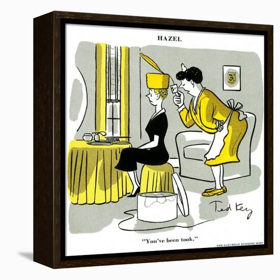 Hazel Cartoon-Ted Key-Framed Premier Image Canvas