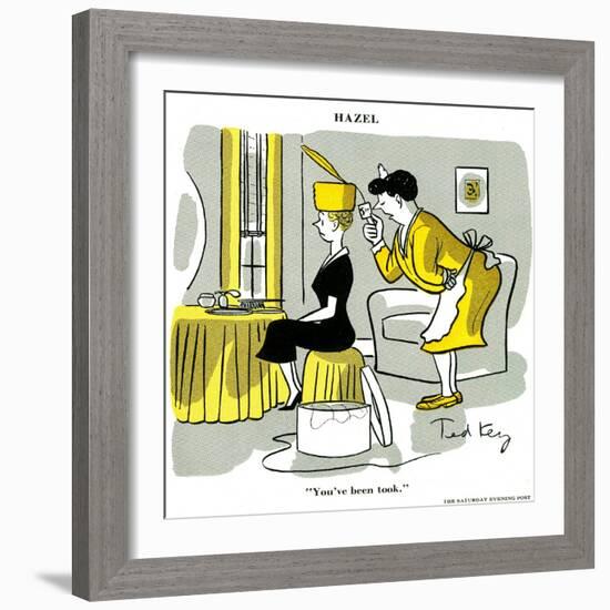 Hazel Cartoon-Ted Key-Framed Giclee Print