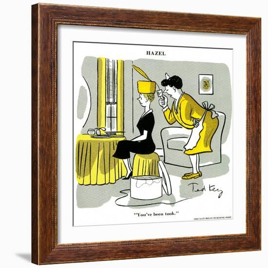 Hazel Cartoon-Ted Key-Framed Giclee Print