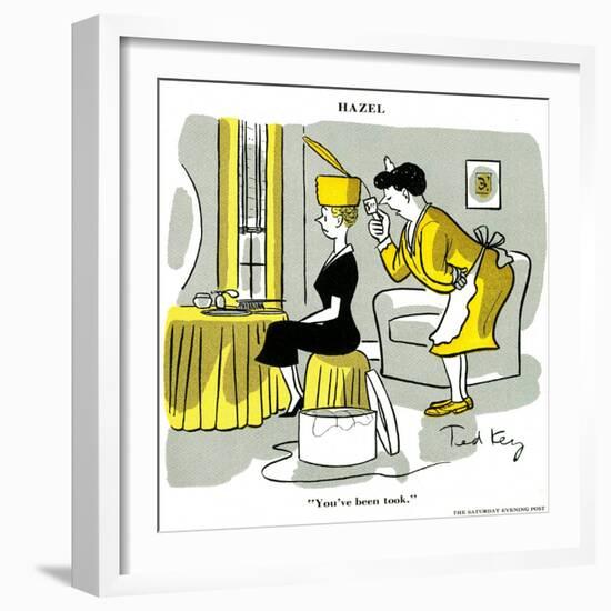 Hazel Cartoon-Ted Key-Framed Giclee Print