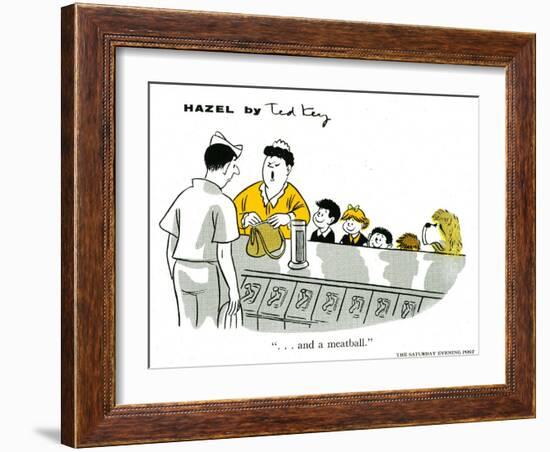 Hazel Cartoon-Ted Key-Framed Giclee Print