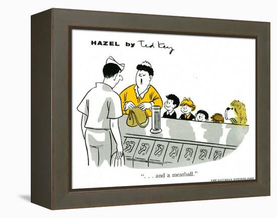 Hazel Cartoon-Ted Key-Framed Premier Image Canvas