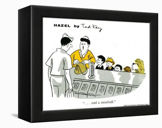 Hazel Cartoon-Ted Key-Framed Premier Image Canvas