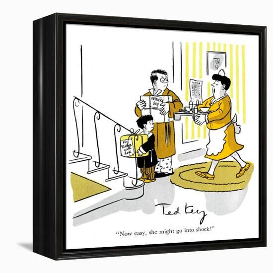 Hazel Cartoon-Ted Key-Framed Premier Image Canvas