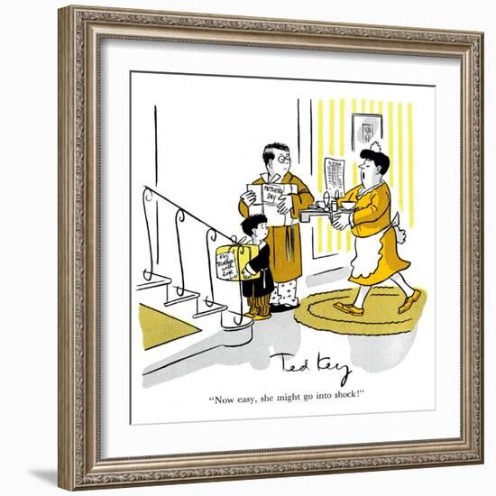 Hazel Cartoon-Ted Key-Framed Giclee Print