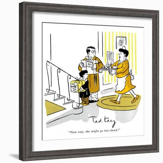 Hazel Cartoon-Ted Key-Framed Giclee Print