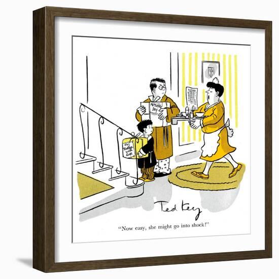 Hazel Cartoon-Ted Key-Framed Giclee Print