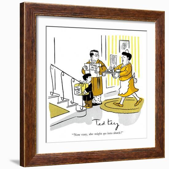 Hazel Cartoon-Ted Key-Framed Giclee Print