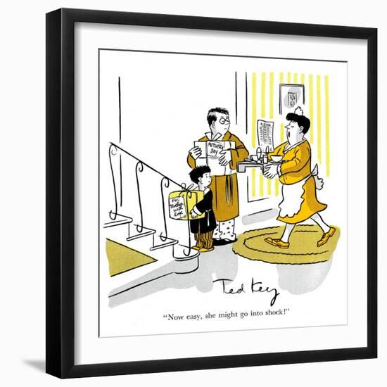 Hazel Cartoon-Ted Key-Framed Giclee Print