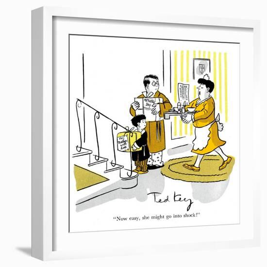 Hazel Cartoon-Ted Key-Framed Giclee Print