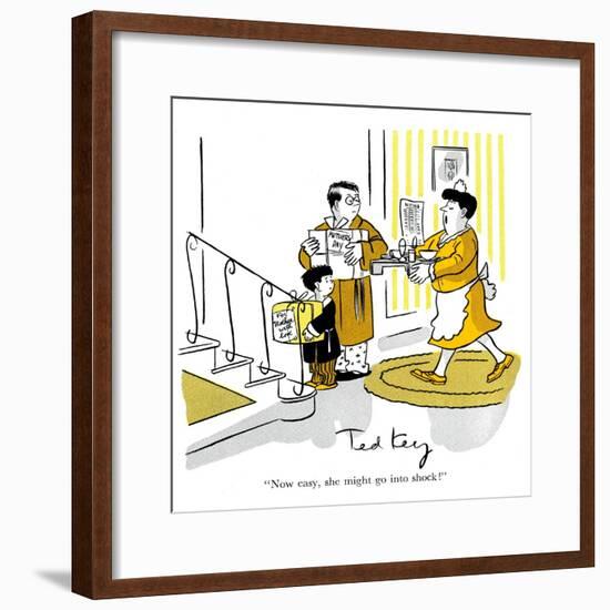 Hazel Cartoon-Ted Key-Framed Giclee Print