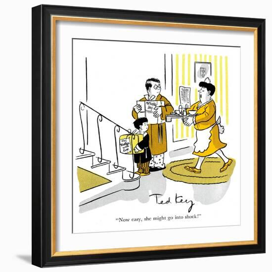 Hazel Cartoon-Ted Key-Framed Giclee Print