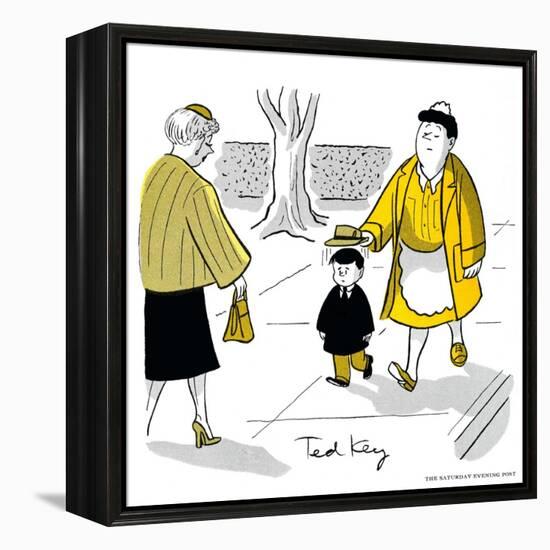 Hazel Cartoon-Ted Key-Framed Premier Image Canvas