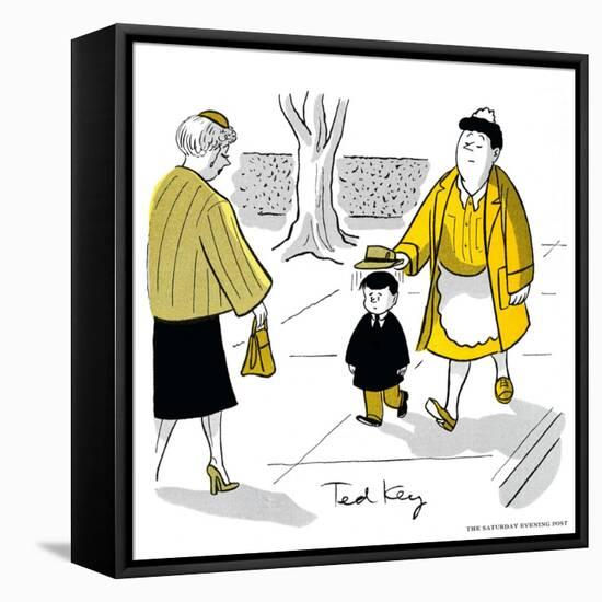 Hazel Cartoon-Ted Key-Framed Premier Image Canvas