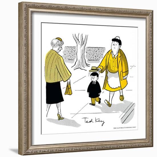 Hazel Cartoon-Ted Key-Framed Giclee Print