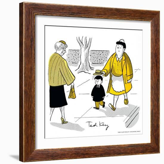 Hazel Cartoon-Ted Key-Framed Giclee Print