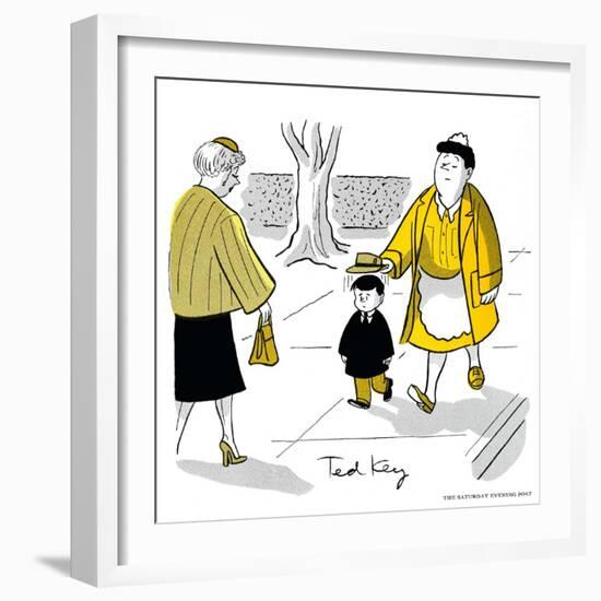 Hazel Cartoon-Ted Key-Framed Giclee Print