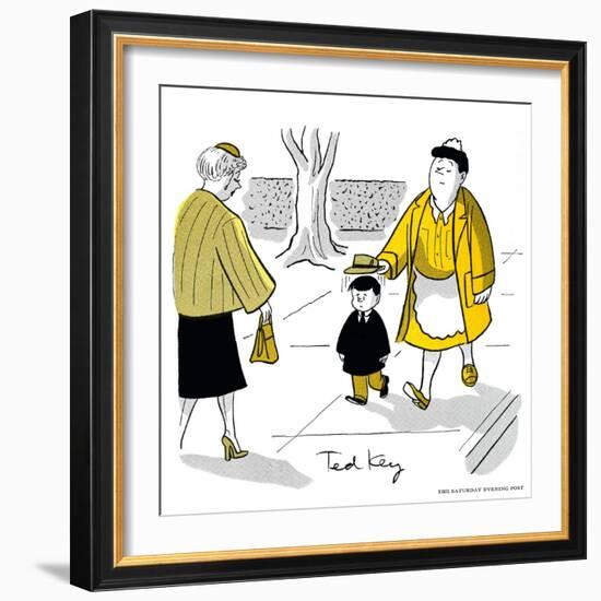 Hazel Cartoon-Ted Key-Framed Giclee Print