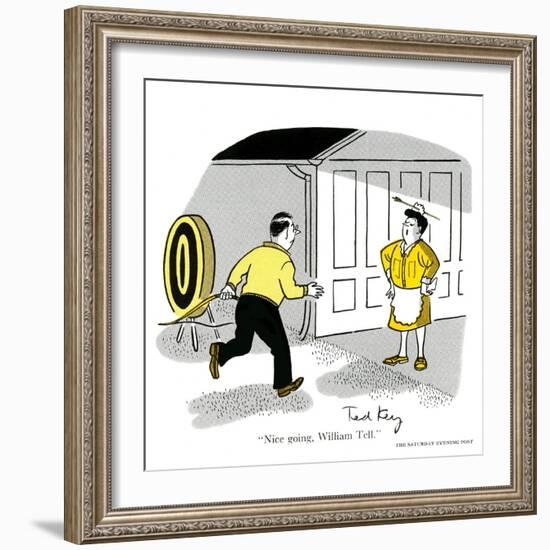 Hazel Cartoon-Ted Key-Framed Giclee Print