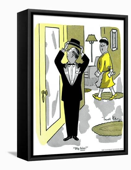 Hazel Cartoon-Ted Key-Framed Premier Image Canvas