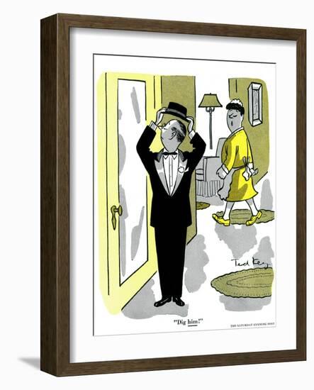 Hazel Cartoon-Ted Key-Framed Giclee Print