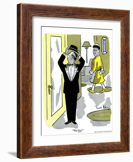 Hazel Cartoon-Ted Key-Framed Giclee Print