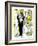 Hazel Cartoon-Ted Key-Framed Giclee Print