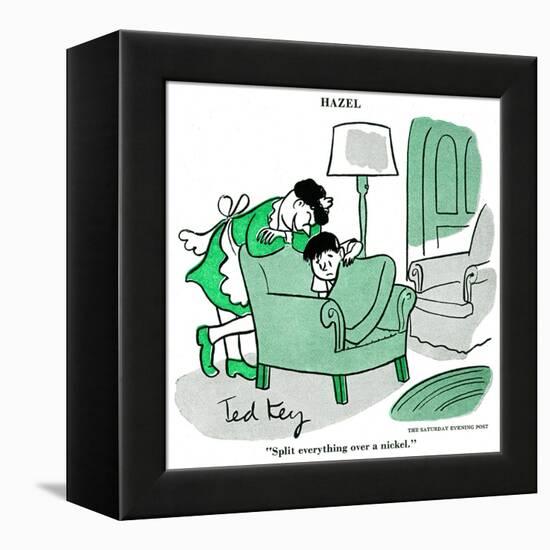 Hazel Cartoon-Ted Key-Framed Premier Image Canvas