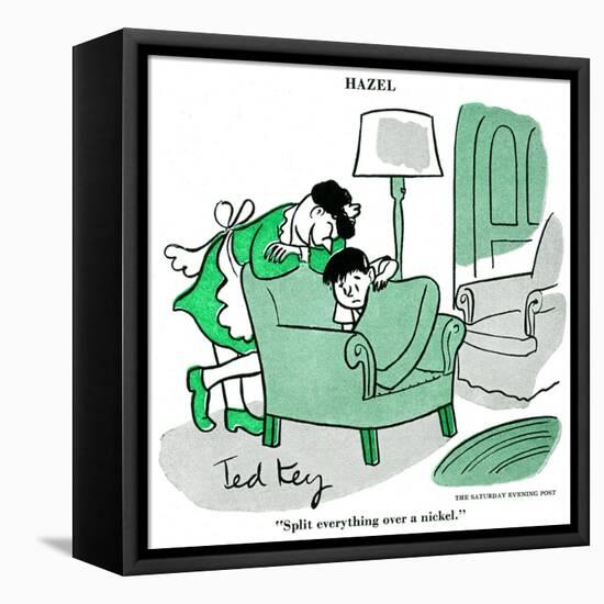 Hazel Cartoon-Ted Key-Framed Premier Image Canvas