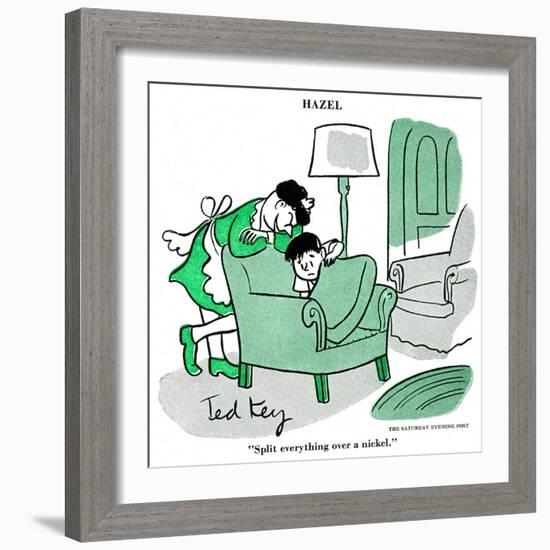 Hazel Cartoon-Ted Key-Framed Giclee Print