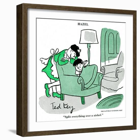 Hazel Cartoon-Ted Key-Framed Giclee Print