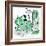 Hazel Cartoon-Ted Key-Framed Giclee Print