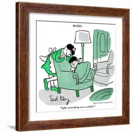 Hazel Cartoon-Ted Key-Framed Giclee Print